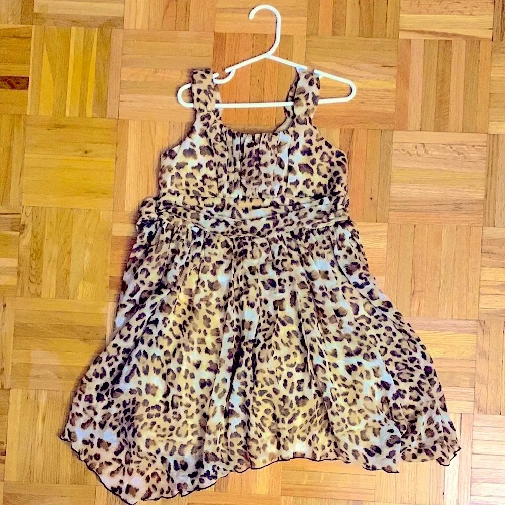 Bonnie Jean Sleeveless Animal Print Dress - Little Girls Size 6/6X
